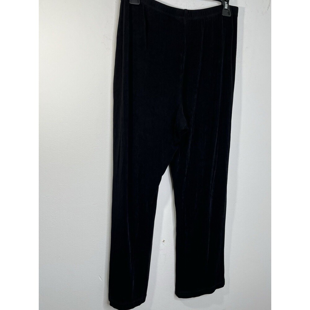 Chicos Travelers Black Pants Short Inseam Petite Stretch Sz 2 / 12 / 14 L